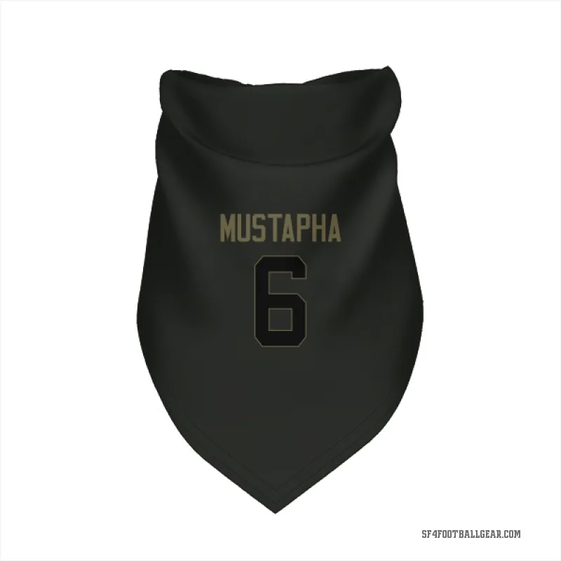 Malik Mustapha  Black San Francisco 49ers  Service Cat & Dog Pet Bandana