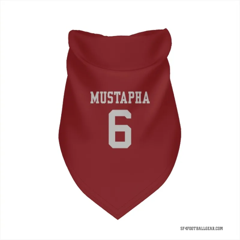 Malik Mustapha  Scarlet San Francisco 49ers  Cat & Dog Pet Bandana