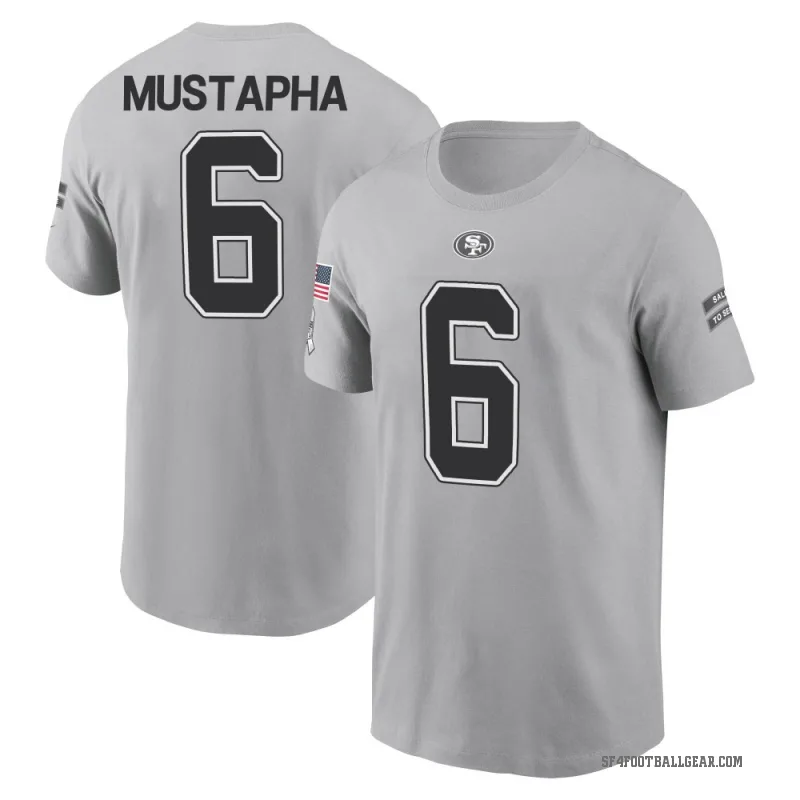 Malik Mustapha Youth Gray San Francisco 49ers 2024 Salute to Service T-Shirt