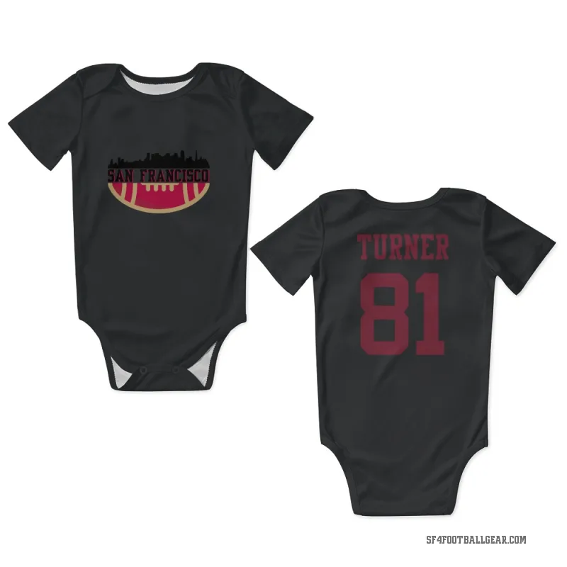 Malik Turner  Black San Francisco 49ers  Newborn & Infant Bodysuit