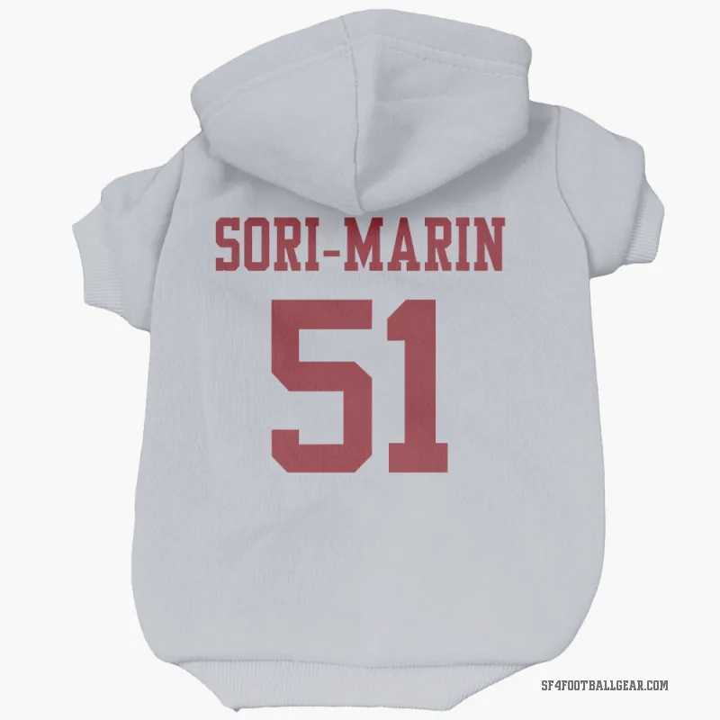 Mariano Sori-Marin  White San Francisco 49ers  Cat & Dog Pet Hoodie