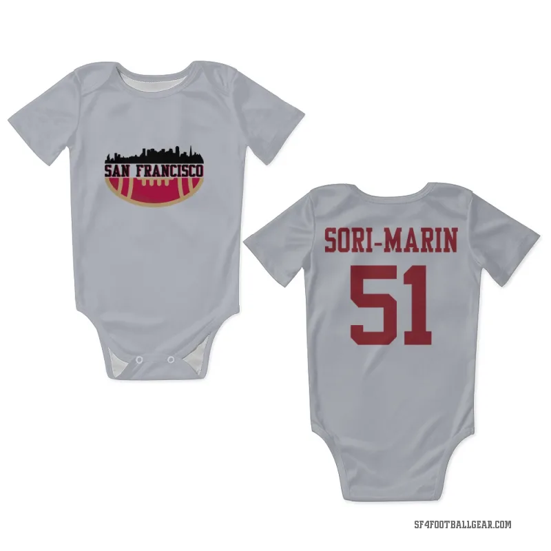 Mariano Sori-Marin  White San Francisco 49ers  Newborn & Infant Bodysuit