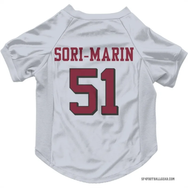 Mariano Sori-Marin  White San Francisco 49ers  Rush Cat & Dog Pet Jersey