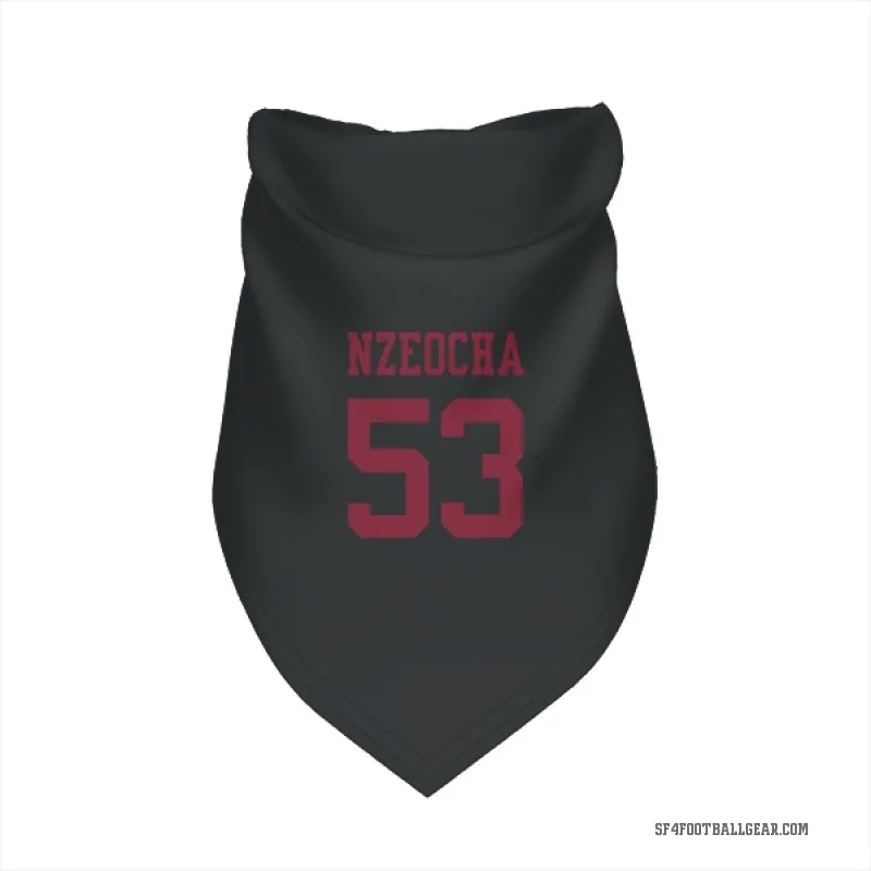 Mark Nzeocha  Black San Francisco 49ers  Cat & Dog Pet Bandana