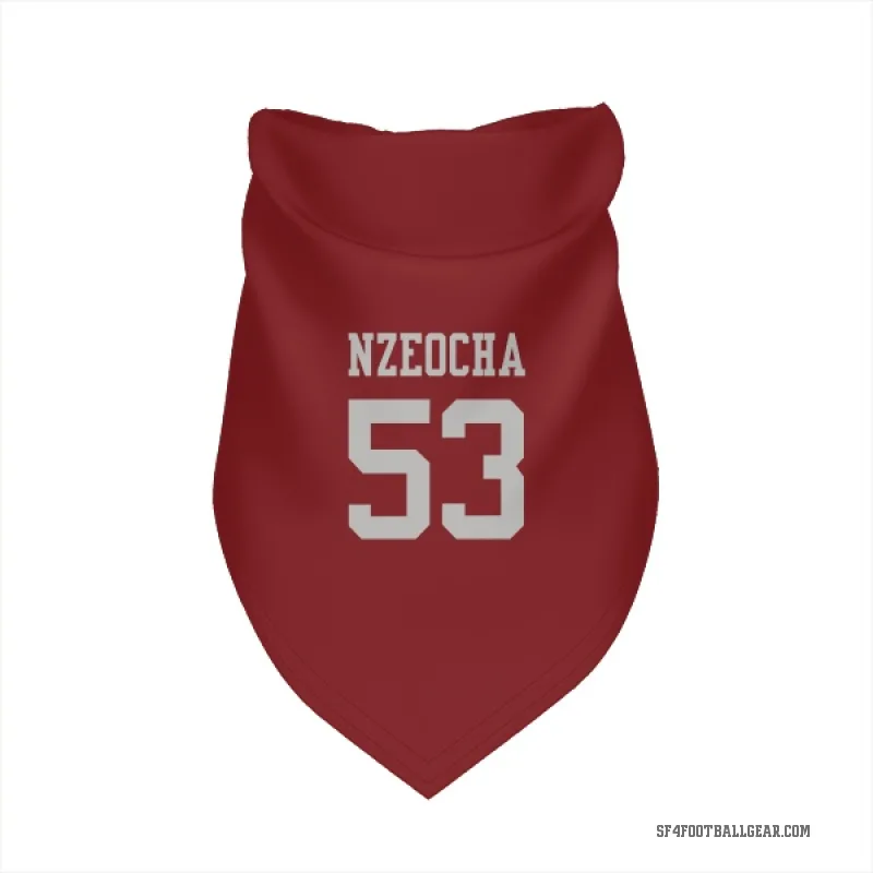 Mark Nzeocha  Scarlet San Francisco 49ers  Cat & Dog Pet Bandana