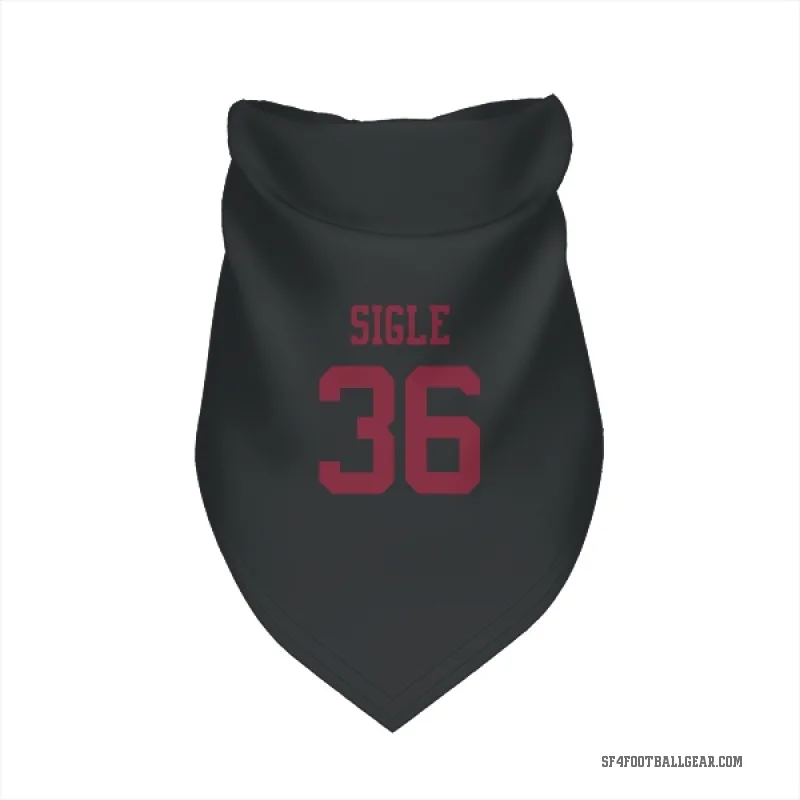 Marques Sigle  Black San Francisco 49ers  Cat & Dog Pet Bandana