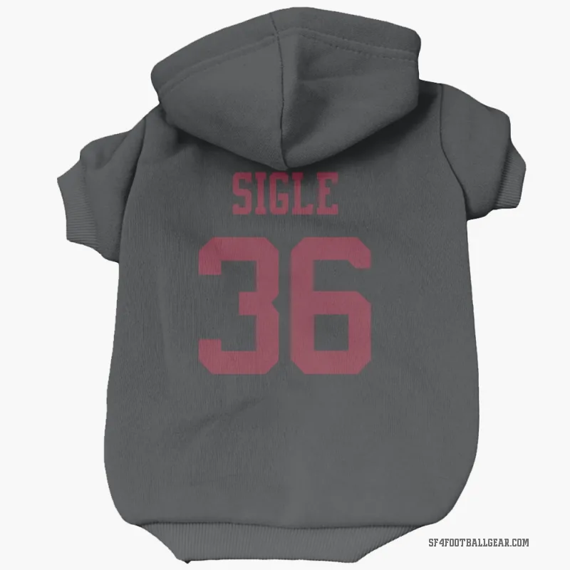 Marques Sigle  Black San Francisco 49ers  Cat & Dog Pet Hoodie