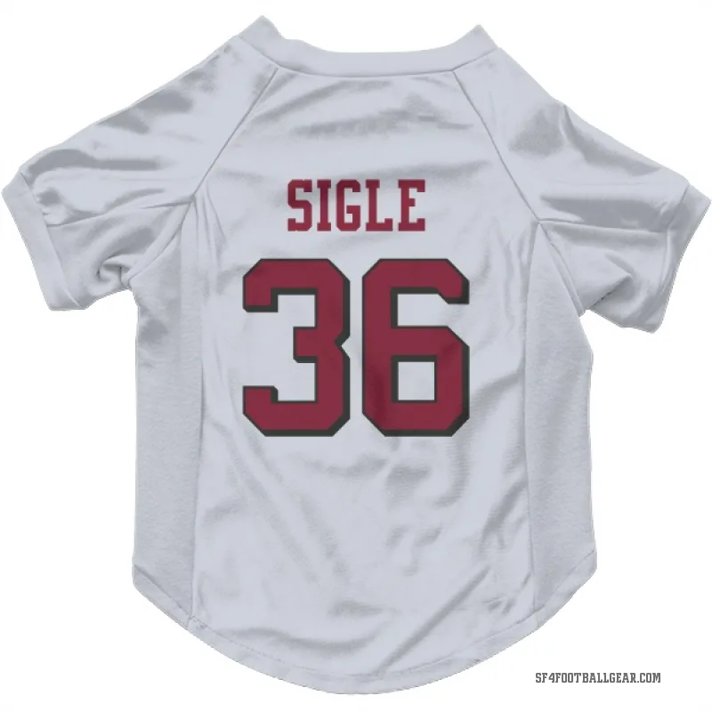 Marques Sigle  White San Francisco 49ers  Rush Cat & Dog Pet Jersey