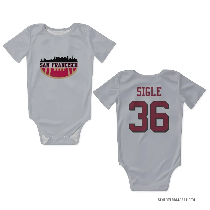 Marques Sigle  White San Francisco 49ers  Rush Newborn & Infant Bodysuit