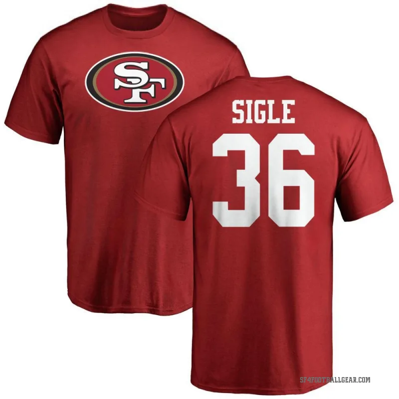 Marques Sigle Youth Red San Francisco 49ers Logo T-Shirt -