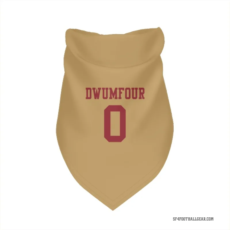Michael Dwumfour  Gold San Francisco 49ers  Cat & Dog Pet Bandana