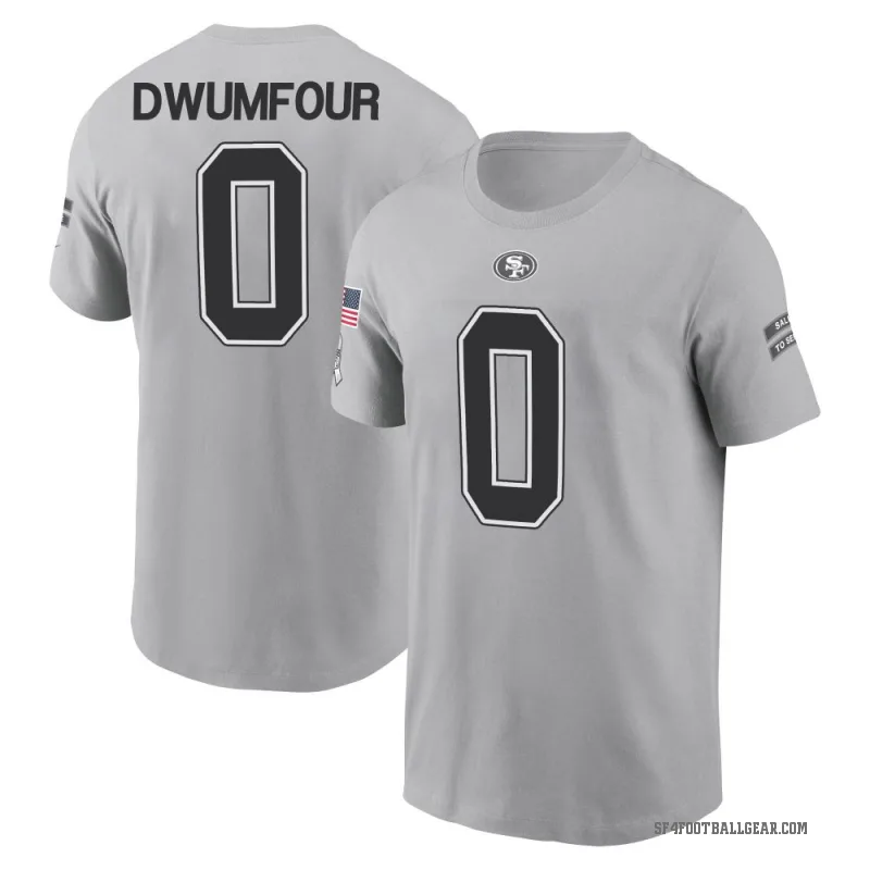 Michael Dwumfour Men's Gray San Francisco 49ers 2024 Salute to Service T-Shirt