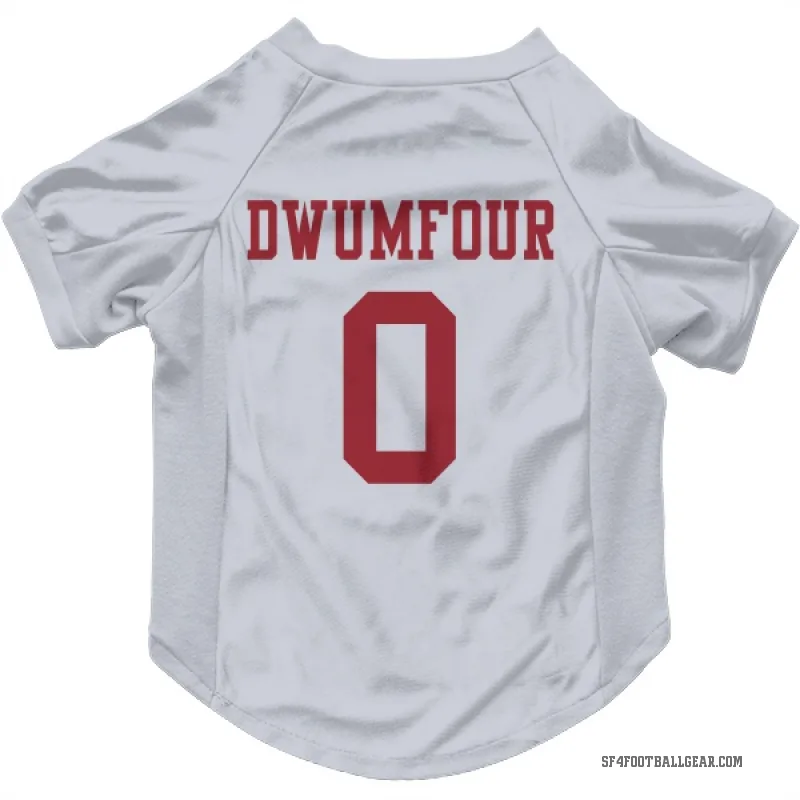 Michael Dwumfour  White San Francisco 49ers  Cat & Dog Pet Jersey