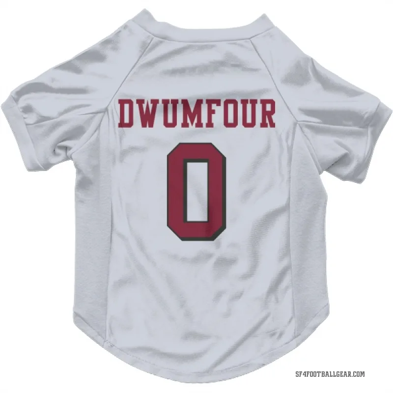Michael Dwumfour  White San Francisco 49ers  Rush Cat & Dog Pet Jersey