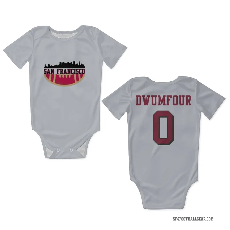 Michael Dwumfour  White San Francisco 49ers  Rush Newborn & Infant Bodysuit