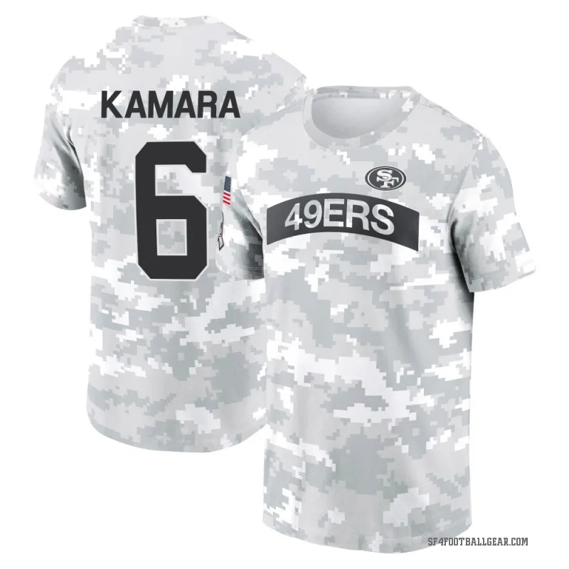 Mikail Kamara Men's Camo San Francisco 49ers Arctic 2024 Salute to Service Performance T-Shirt