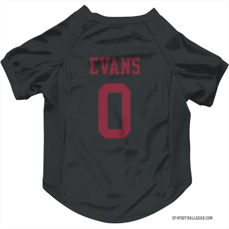 Mike Evans  Black San Francisco 49ers  Cat & Dog Pet Jersey