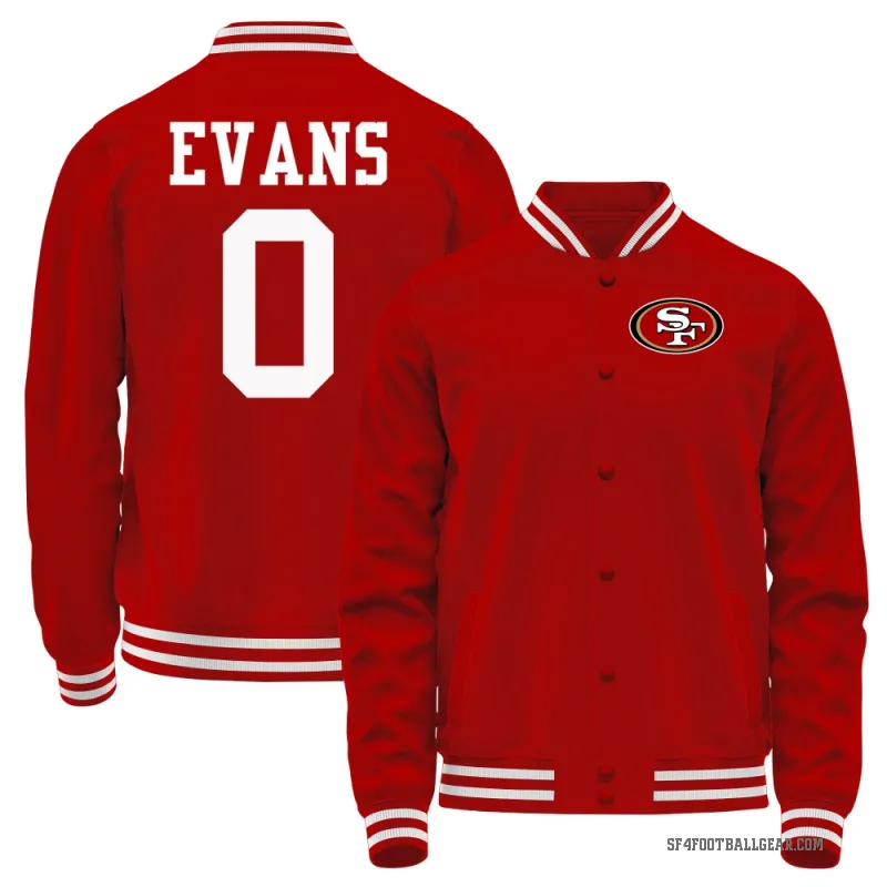 Mike Evans Men's Red San Francisco 49ers Full-Snap Jacket