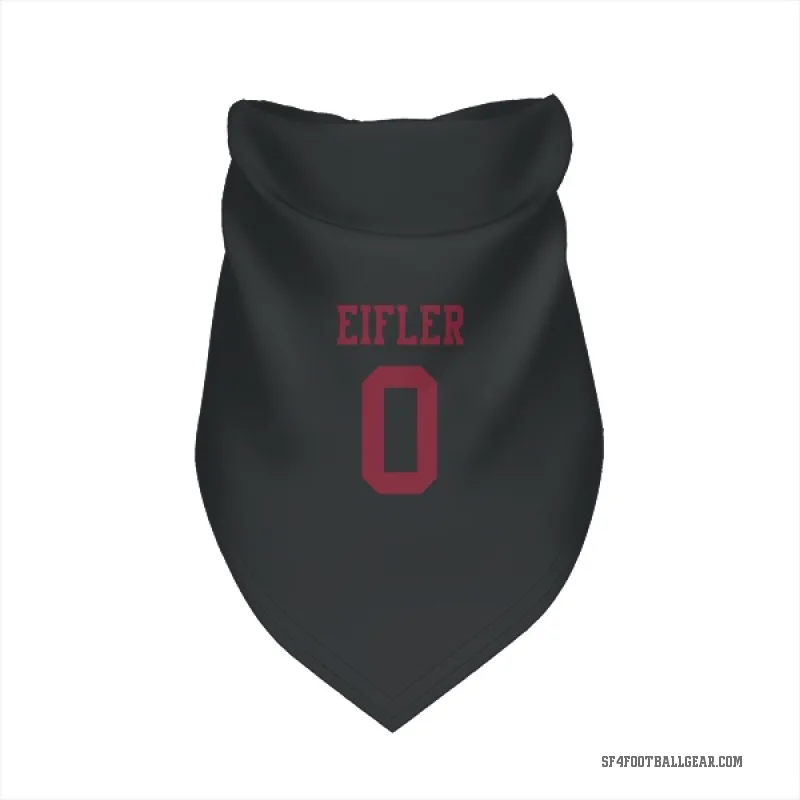 Milo Eifler  Black San Francisco 49ers  Cat & Dog Pet Bandana
