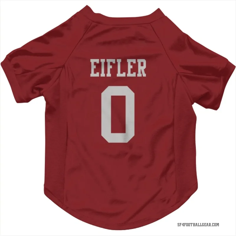 Milo Eifler  Scarlet San Francisco 49ers  Cat & Dog Pet Jersey