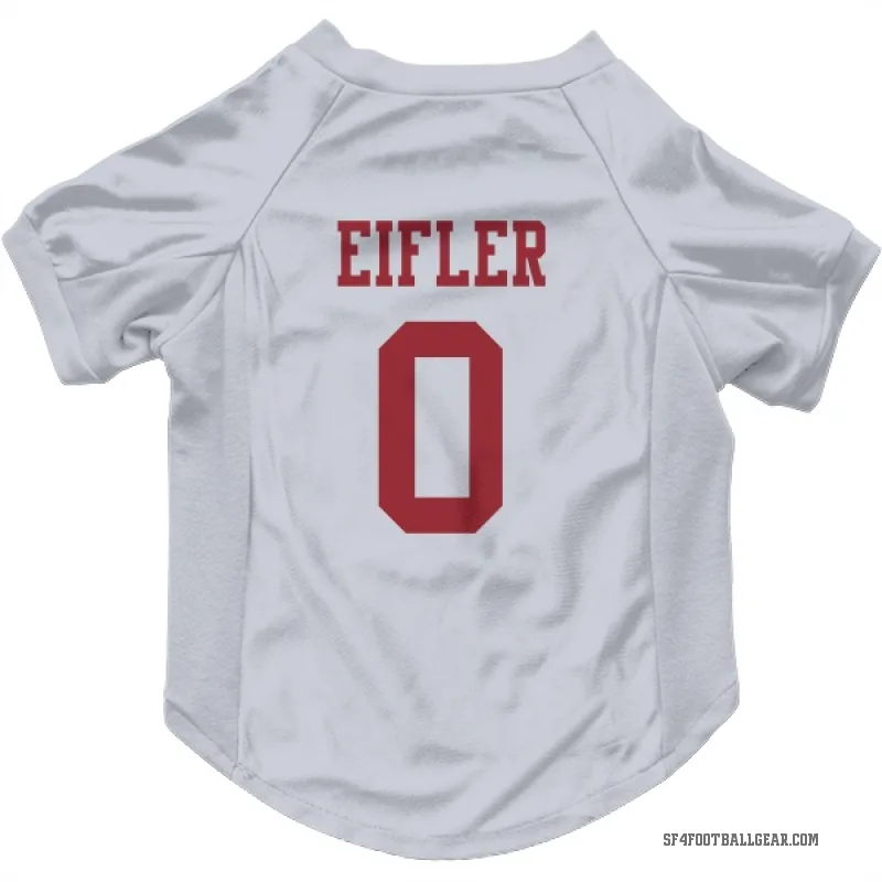 Milo Eifler  White San Francisco 49ers  Cat & Dog Pet Jersey
