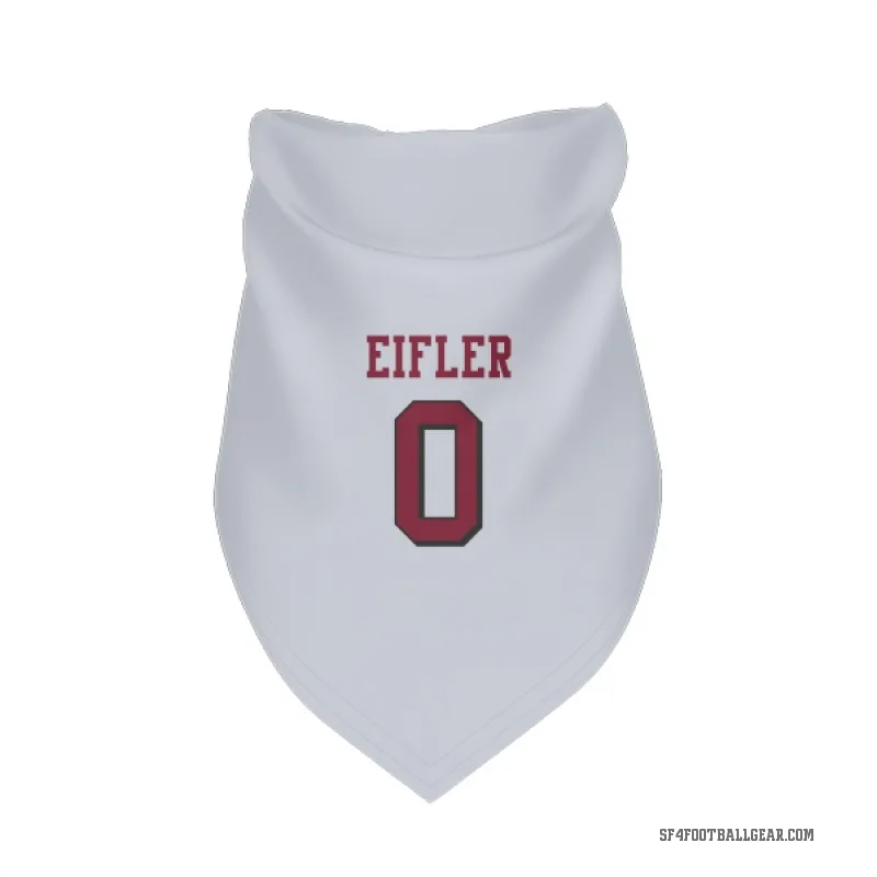 Milo Eifler  White San Francisco 49ers  Rush Cat & Dog Pet Bandana