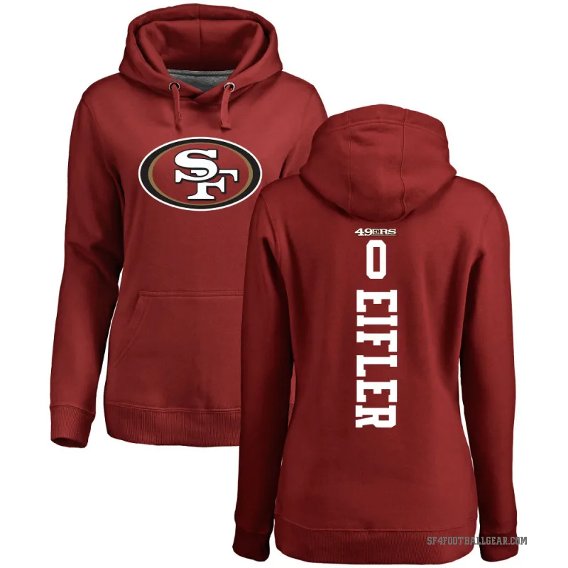 Milo Eifler Women's Red San Francisco 49ers Pro Line Backer Pullover Hoodie