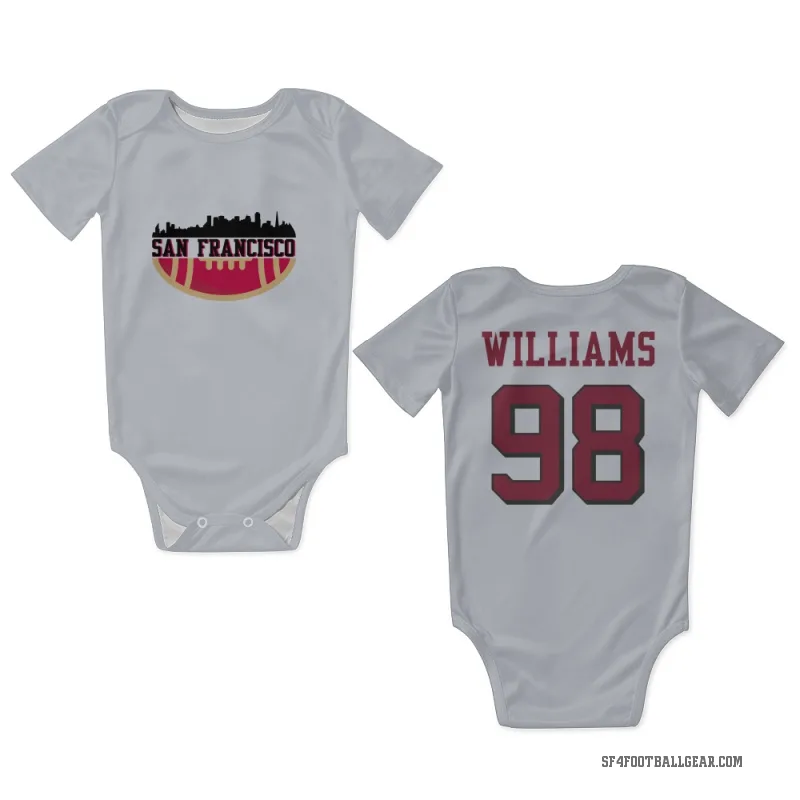 Mykel Williams  White San Francisco 49ers  Rush Newborn & Infant Bodysuit