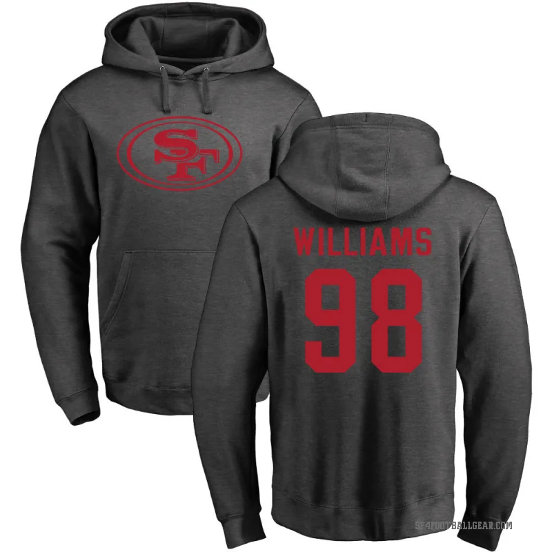 Mykel Williams Youth San Francisco 49ers Pro Line by Branded Ash One Color Pullover Hoodie