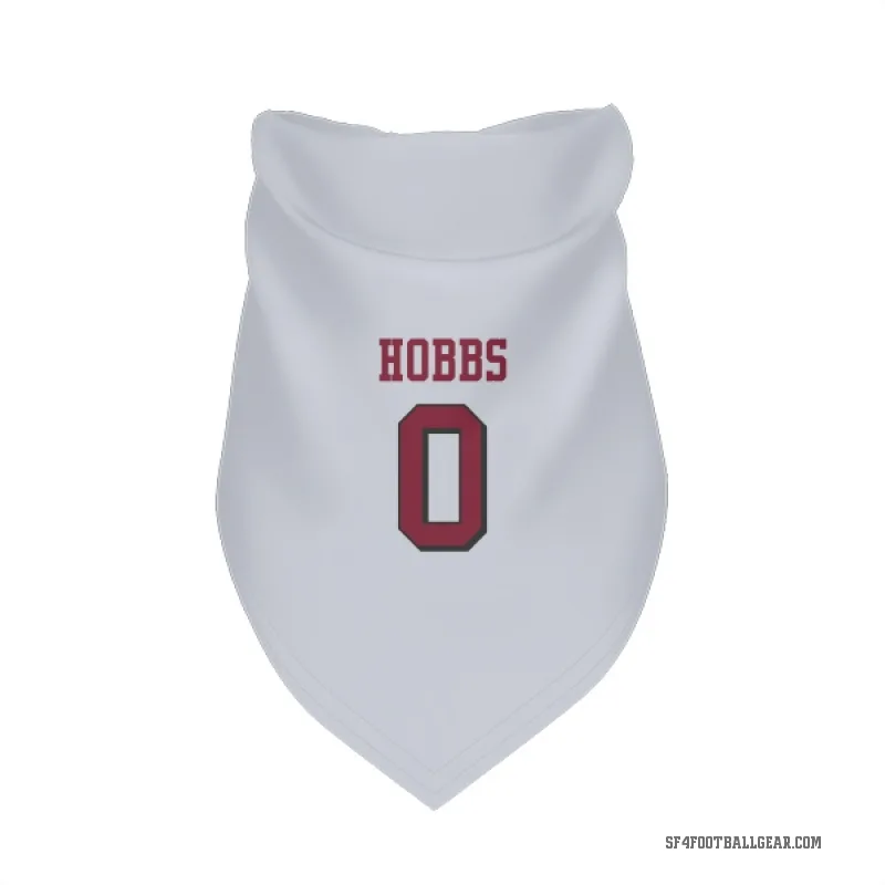 Nate Hobbs  White San Francisco 49ers  Rush Cat & Dog Pet Bandana