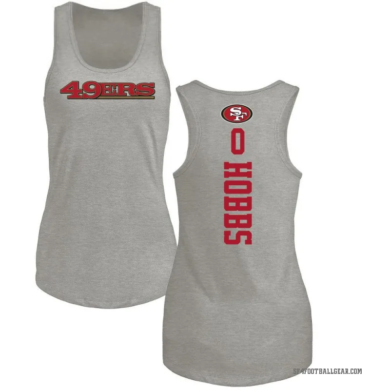 Nate Hobbs Women's Ash San Francisco 49ers Backer Tank Top -