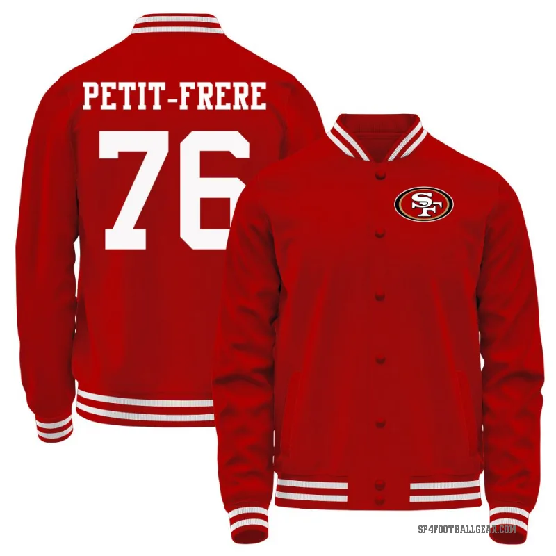 Nicholas Petit-Frere Men's Red San Francisco 49ers Full-Snap Jacket