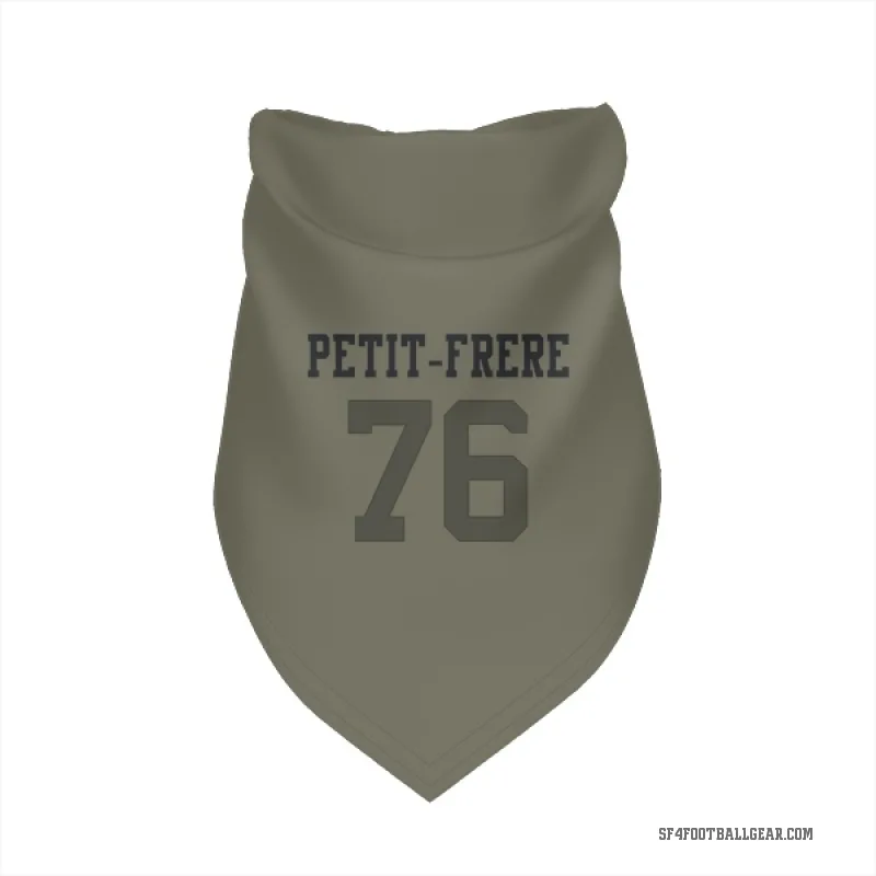 Nicholas Petit-Frere  Olive San Francisco 49ers  Cat & Dog Pet Bandana