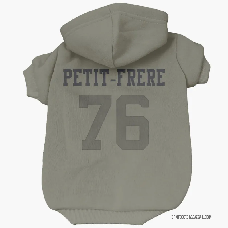 Nicholas Petit-Frere  Olive San Francisco 49ers  Cat & Dog Pet Hoodie