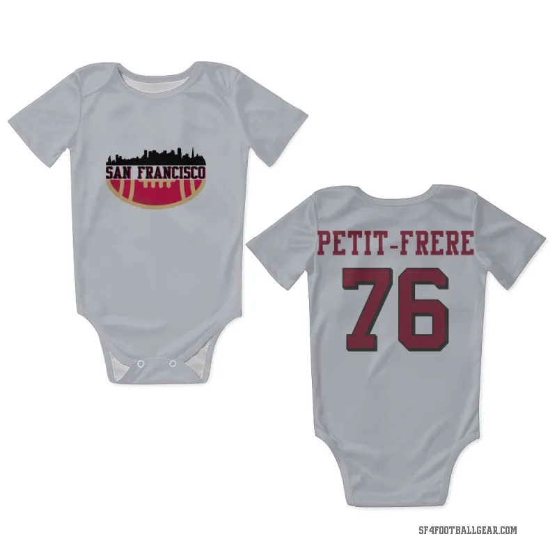 Nicholas Petit-Frere  White San Francisco 49ers  Rush Newborn & Infant Bodysuit