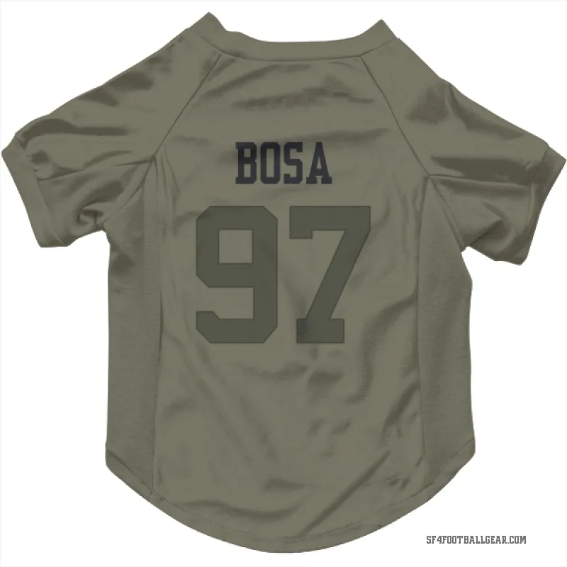 Nick Bosa  Olive San Francisco 49ers  Cat & Dog Pet Jersey
