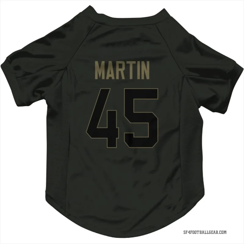 Nick Martin  Black San Francisco 49ers  Service Cat & Dog Pet Jersey