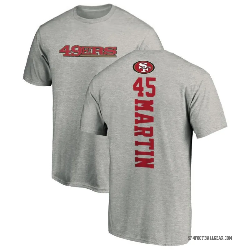 Nick Martin Men's Ash San Francisco 49ers Backer T-Shirt -
