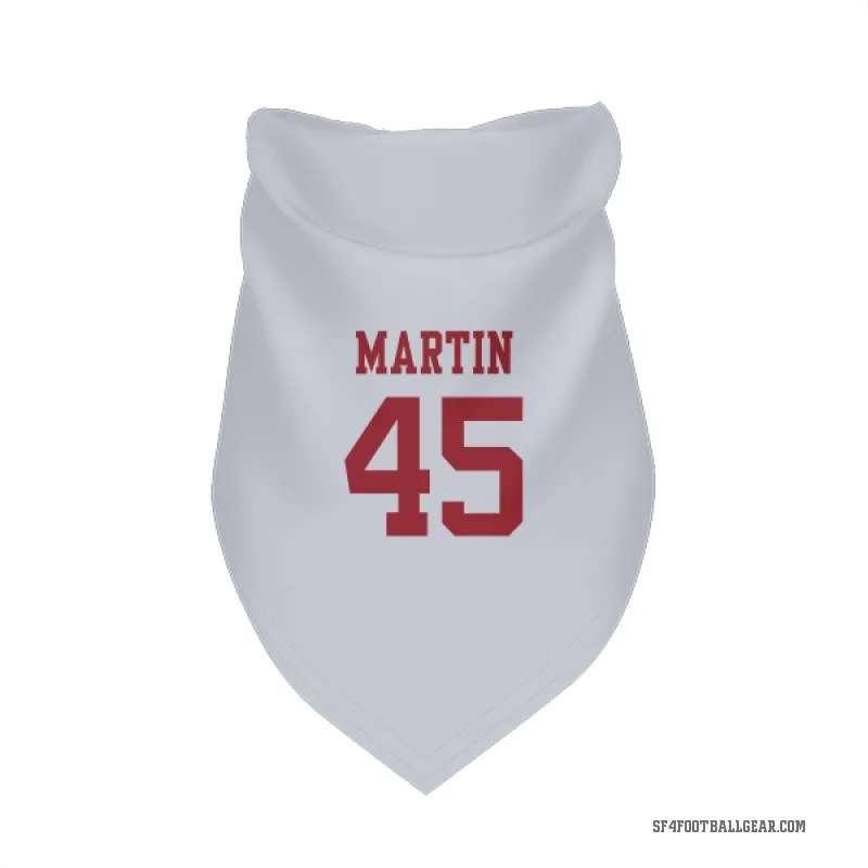 Nick Martin  White San Francisco 49ers  Cat & Dog Pet Bandana
