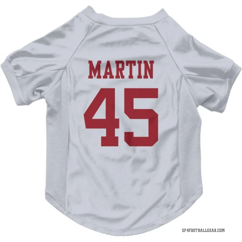 Nick Martin  White San Francisco 49ers  Cat & Dog Pet Jersey