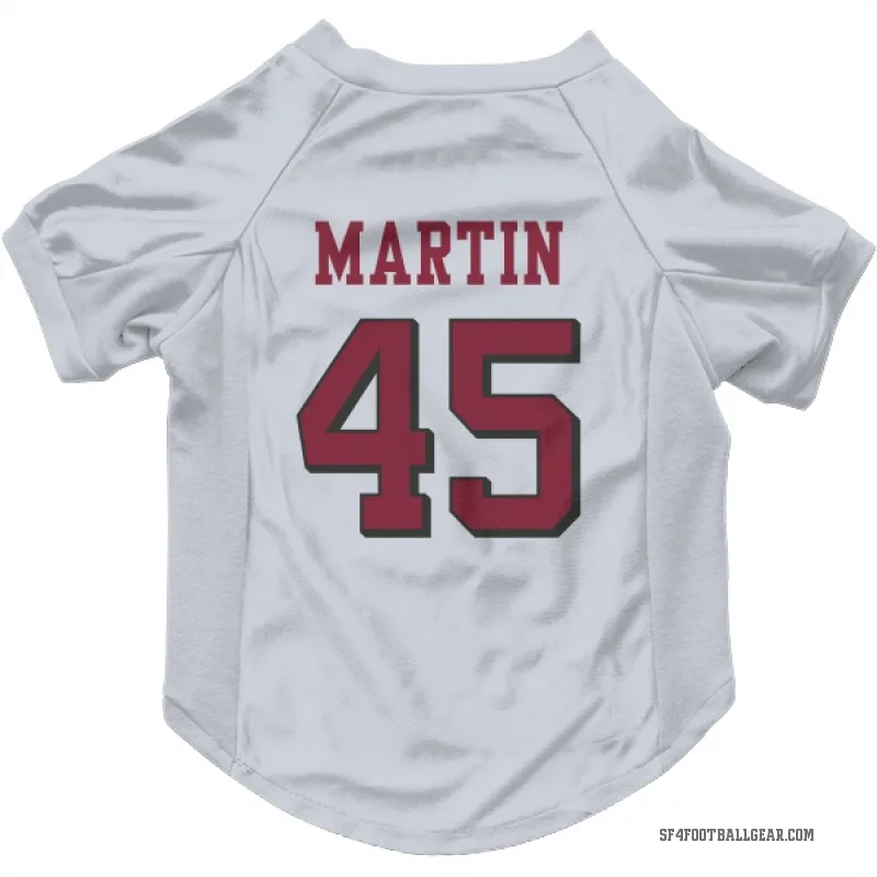 Nick Martin  White San Francisco 49ers  Rush Cat & Dog Pet Jersey