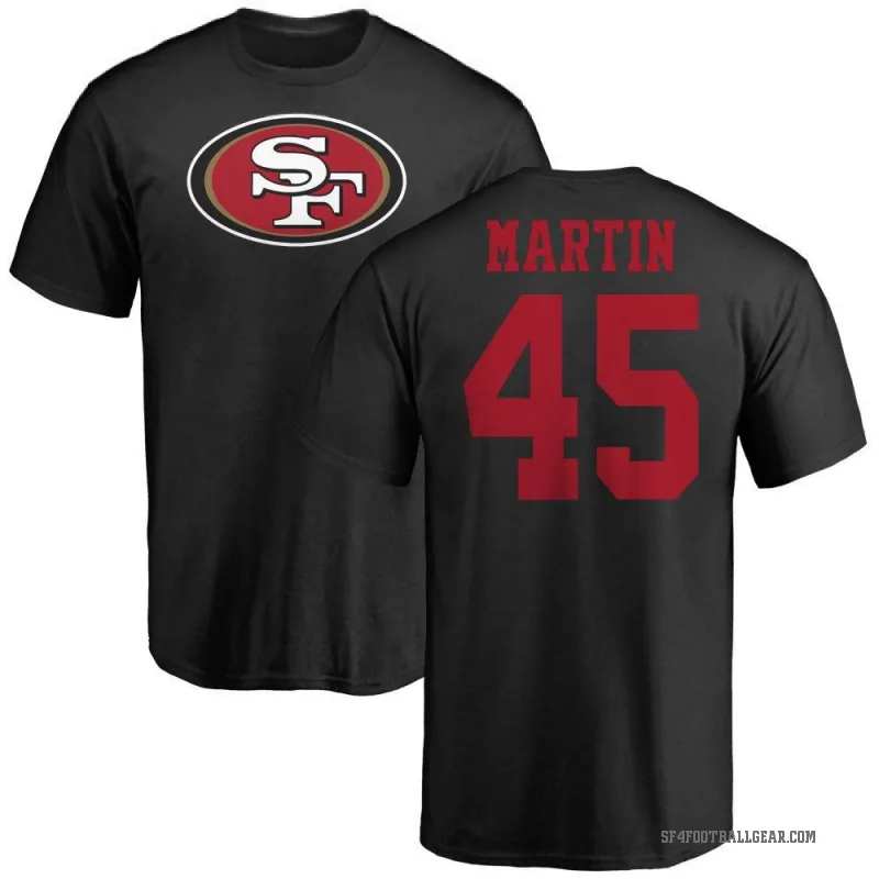 Nick Martin Youth Black San Francisco 49ers Logo T-Shirt -