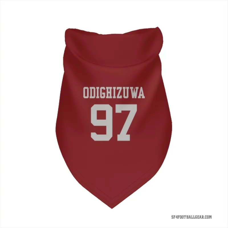 Osa Odighizuwa  Scarlet San Francisco 49ers  Cat & Dog Pet Bandana