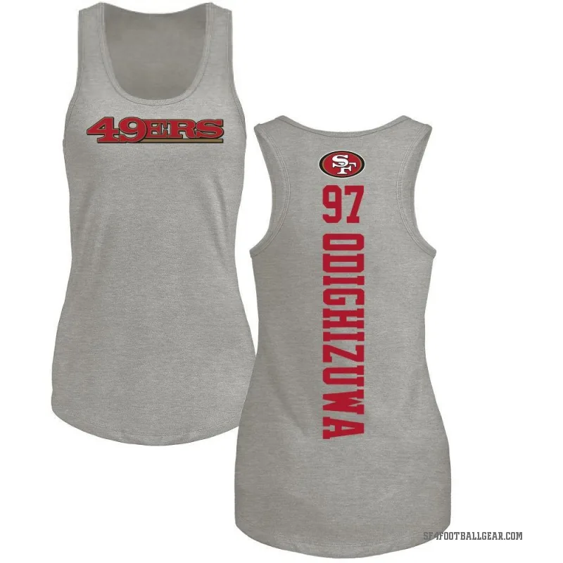 Osa Odighizuwa Women's Ash San Francisco 49ers Backer Tank Top -
