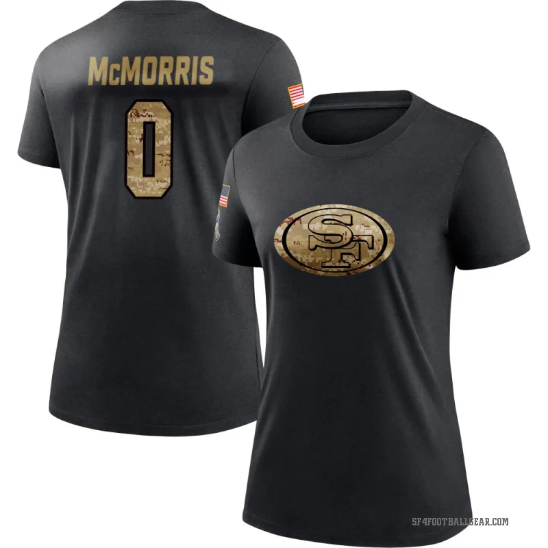 Patrick McMorris Women's Black San Francisco 49ers 2020 Salute To Service Performance T-Shirt
