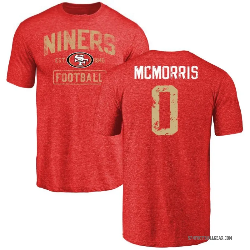 Patrick McMorris Youth Red San Francisco 49ers Distressed T-Shirt -