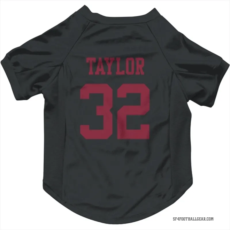 Patrick Taylor Jr.  Black San Francisco 49ers  Cat & Dog Pet Jersey
