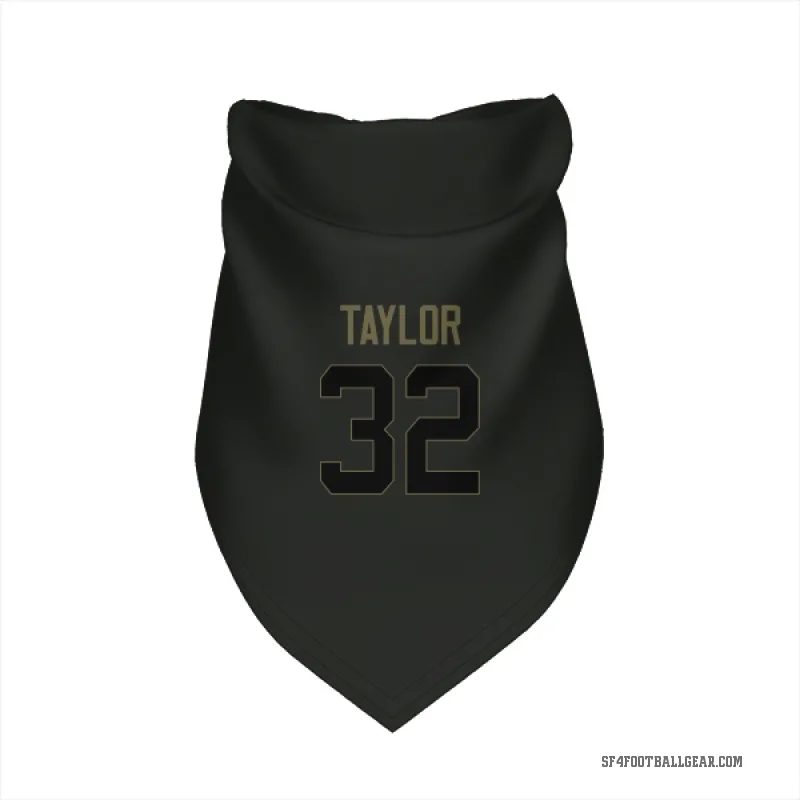 Patrick Taylor Jr.  Black San Francisco 49ers  Service Cat & Dog Pet Bandana