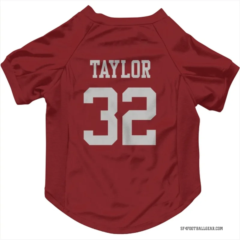 Patrick Taylor Jr.  Scarlet San Francisco 49ers  Cat & Dog Pet Jersey