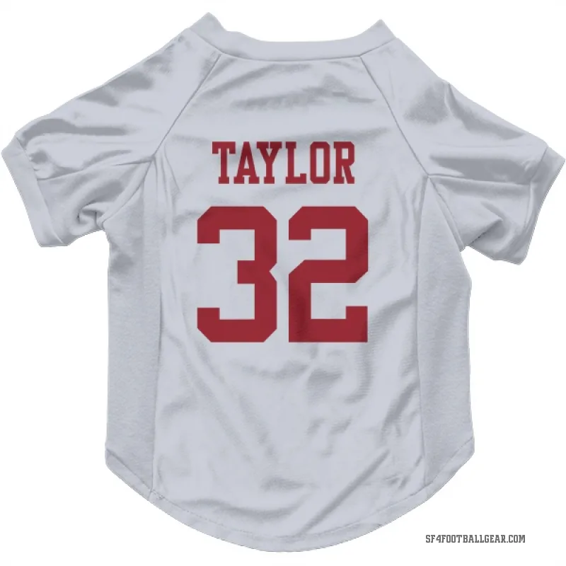 Patrick Taylor Jr.  White San Francisco 49ers  Cat & Dog Pet Jersey